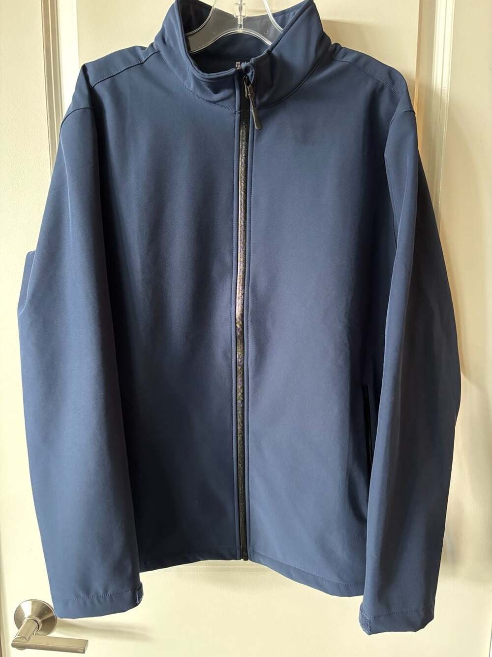 TACVASEN Men's Lightweight Softshell Waterproof Fleece Windbreaker Jacket